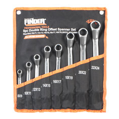 Набор ключей Finder гаечных 8 шт 8/9-22/24 мм (192046)