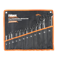 Набор ключей Finder гаечных 12 шт 6-24 мм