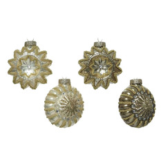 Игрушка новогодняя на елку Kaemingk 8 см стекло