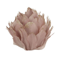 Декоративный цветок на клипсе Edelman 12 см розовый