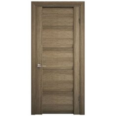 Межкомнатная дверь Ferrata ХV глухая Дуб серая 60х200 cм Alleanza Doors