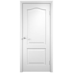 Межкомнатная дверь Палитра глухая Белая 70х200 cм Verda