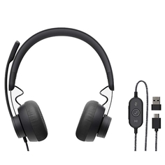 Компьютерная гарнитура Logitech Zone Wired UC Graphite (981-000875) Zone Wired UC Graphite (981-000875)