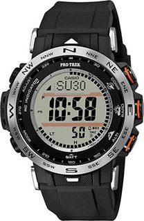 Японские наручные мужские часы Casio PRW-30-1AER. Коллекция Pro-Trek