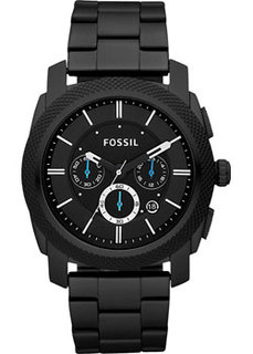 fashion наручные мужские часы Fossil FS4552IE. Коллекция Machine Chronograph