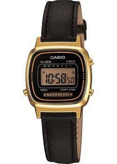 Японские наручные женские часы Casio LA670WEGL-1E. Коллекция Vintage