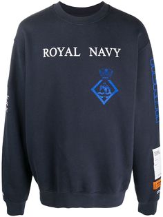 Heron Preston толстовка с графичным принтом