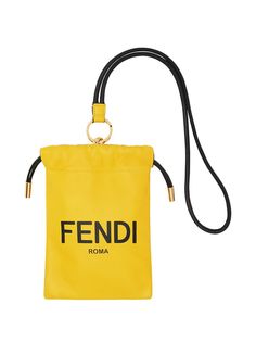Fendi клатч с логотипом