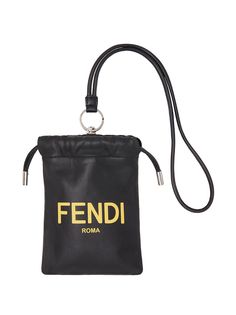 Fendi клатч с логотипом