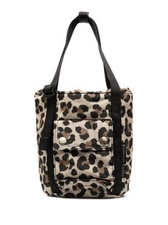 Porter-Yoshida & Co леопардовая сумка-ведро из коллаборации с Mackintosh