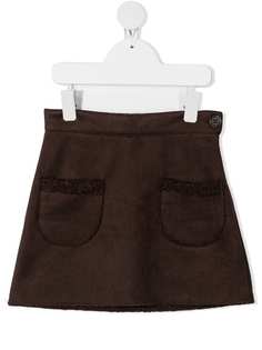 Caffe Dorzo юбка миди с накладными карманами Caffe' D'orzo