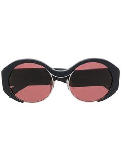 Marni Eyewear затемненные солнцезащитные очки в круглой оправе