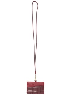 Furla кошелек с логотипом и ремешком на шею