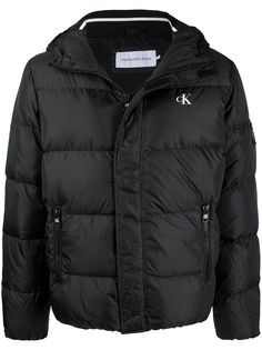 Calvin Klein Jeans пуховик с логотипом