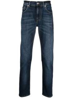 7 For All Mankind прямые джинсы средней посадки