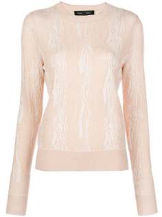 Proenza Schouler кашемировый джемпер Woodgrain с узором