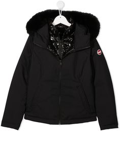 Colmar Kids пальто с капюшоном и искусственным мехом