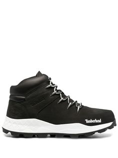 Timberland ботинки на шнуровке с дутыми вставками