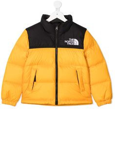 The North Face Kids пуховик с вышитым логотипом