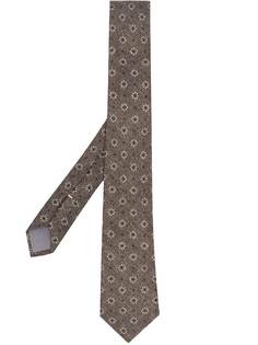 Eleventy галстук с геометричным принтом