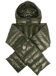 Moncler стеганый шарф с капюшоном