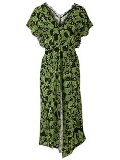 Eva фактурное платье миди со змеиным узором