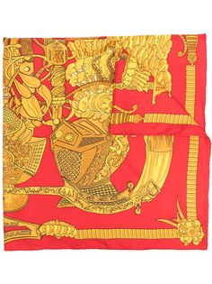 Hermès платок 2000-х годов с принтом Hermes