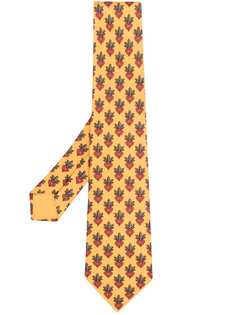Hermès жаккардовый галстук 2000-х годов Hermes