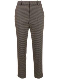 Theory printed slim-fit trousers