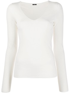 JOSEPH топ с длинными рукавами и V-образным вырезом