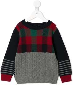 Familiar джемпер в технике пэчворк