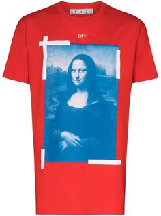 Off-White футболка Mona Lisa