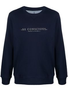 Brunello Cucinelli толстовка Be Conscious с круглым вырезом