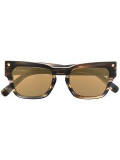 Dsquared2 Eyewear солнцезащитные очки в оправе кошачий глаз черепаховой расцветки