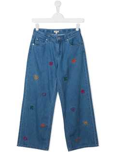 Kenzo Kids джинсы с вышитым логотипом