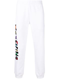 Moschino спортивные брюки с вышитым логотипом