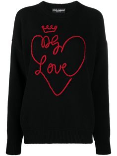 Dolce & Gabbana джемпер с вышивкой