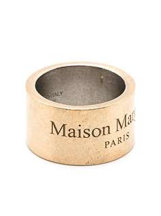 Maison Margiela кольцо с гравировкой логотипа