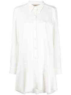 Blanca Vita платье-рубашка с оборками