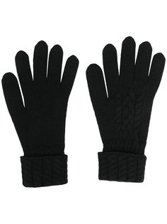 N.Peal кашемировые перчатки фактурной вязки