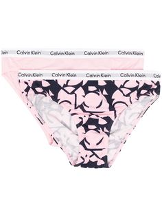 Calvin Klein Kids комплект из трех трусов-брифов с логотипом