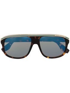 Marc Jacobs Eyewear солнцезащитные очки-авиаторы черепаховой расцветки