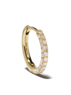 White Bird серьга-кольцо Giulia из желтого золота с бриллиантами
