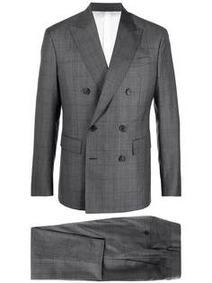 Dsquared2 клетчатый костюм с двубортным пиджаком