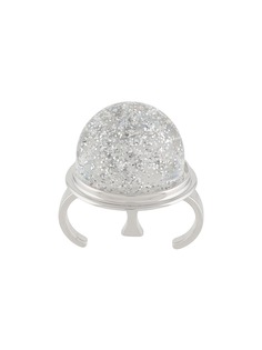 MM6 Maison Margiela кольцо с блестками