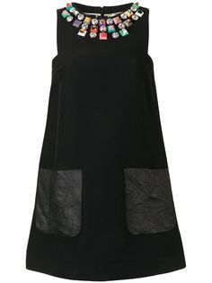 Fendi Pre-Owned декорированное платье мини
