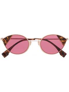 Fendi Eyewear солнцезащитные очки с логотипом