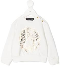 Versace Kids толстовка с принтом Medusa