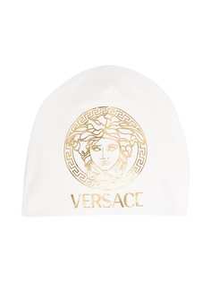 Versace Kids шапка бини с принтом Medusa
