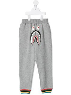 A BATHING APE® спортивные брюки с принтом Bape